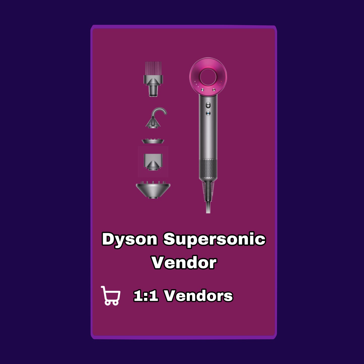 Dyson Hairdryer Vendor